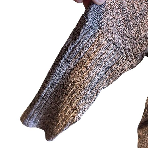 She + Sky Women Pullover Knit Crop Sweater SZ M Multicolor Metallic Oversized - Picture 6 of 8